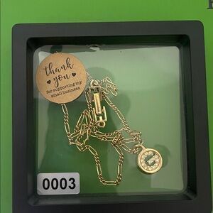 EUC Givenchy Gold Chain Necklace with Pendant